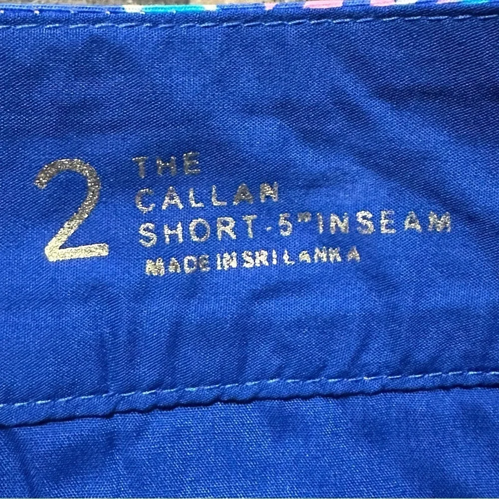 Lilly Pulitzer Callan Short 5” - Blue Current Drop Me A Lime